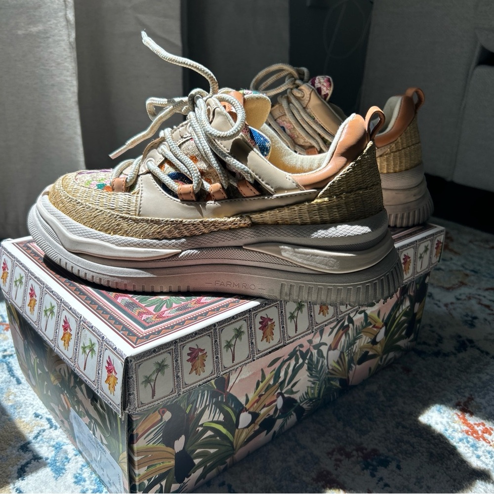 FARM Rio Vibrant Woven Sneakers